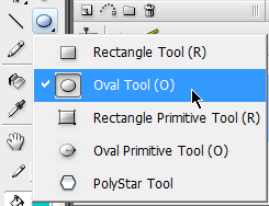 Select the Oval Tool