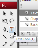 Select the Text Tool