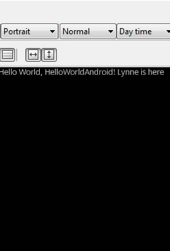 linear layout with textview