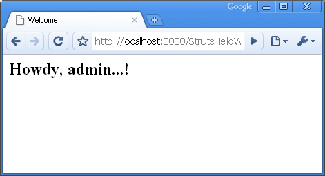 struts2-welcome-page