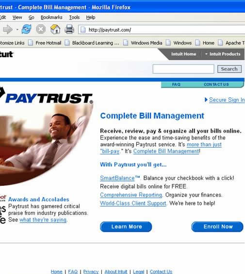 Paytrust.com site